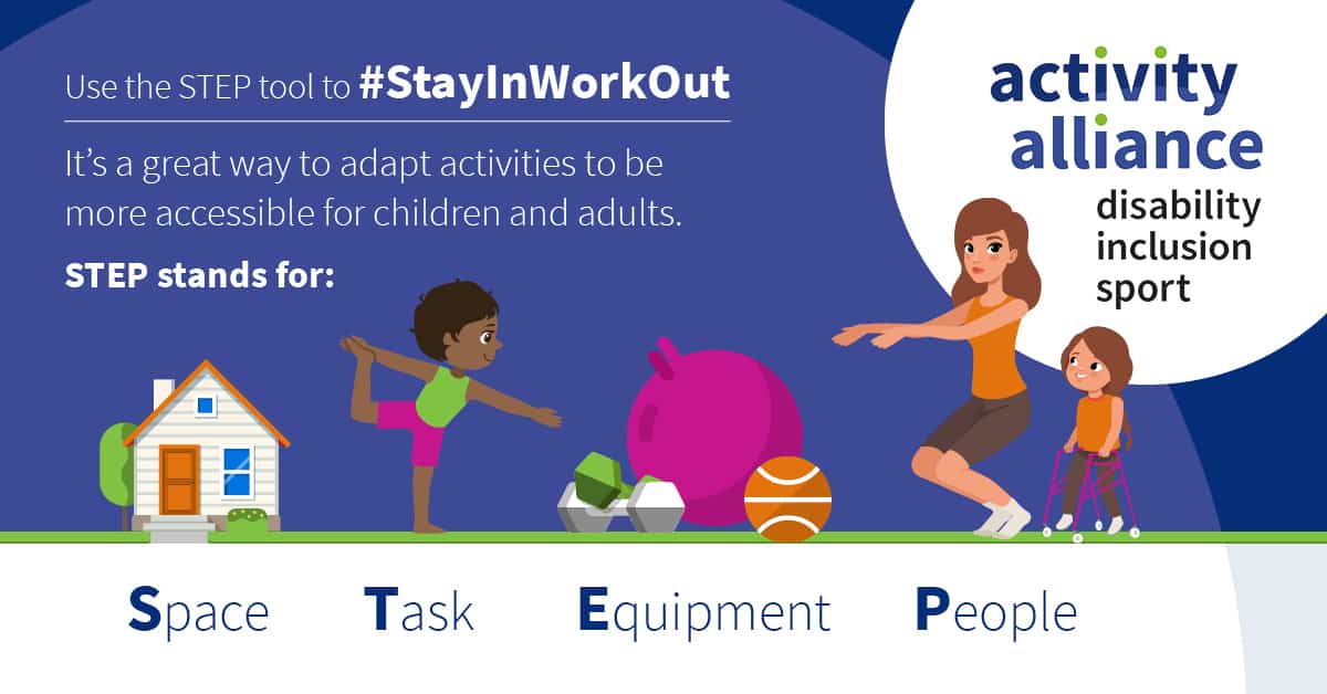 Stay one STEP ahead under lockdown with Activity Alliance