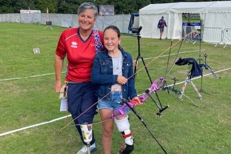 Amelia shows that disability isn't a barrier to archery