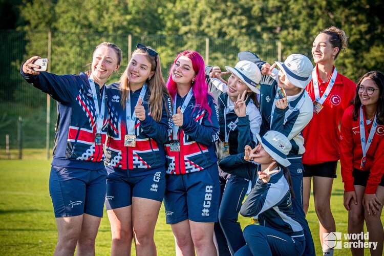 GB recurves win two European Grand prix medals
