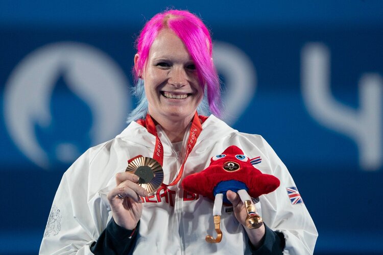 Jodie Grinham is the 2024 Paralympic bronze medallist