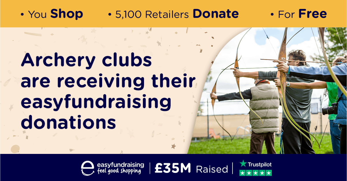 Archery clubs using easyfundraising are in line for payment!