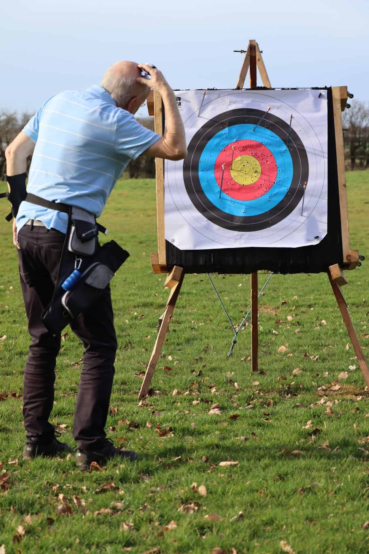 Back on the archery range  at last!