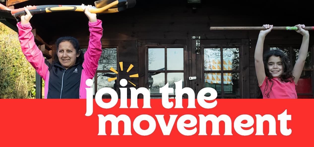 Sport England's Join the Movement campaign returns to inspire us to keep active this winter