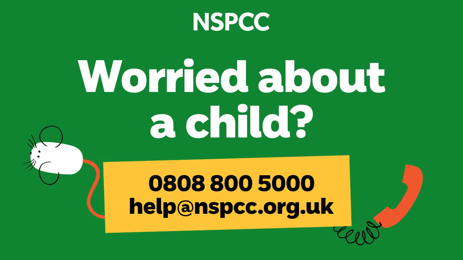 NSPCC and Department for Education Helpline campaign