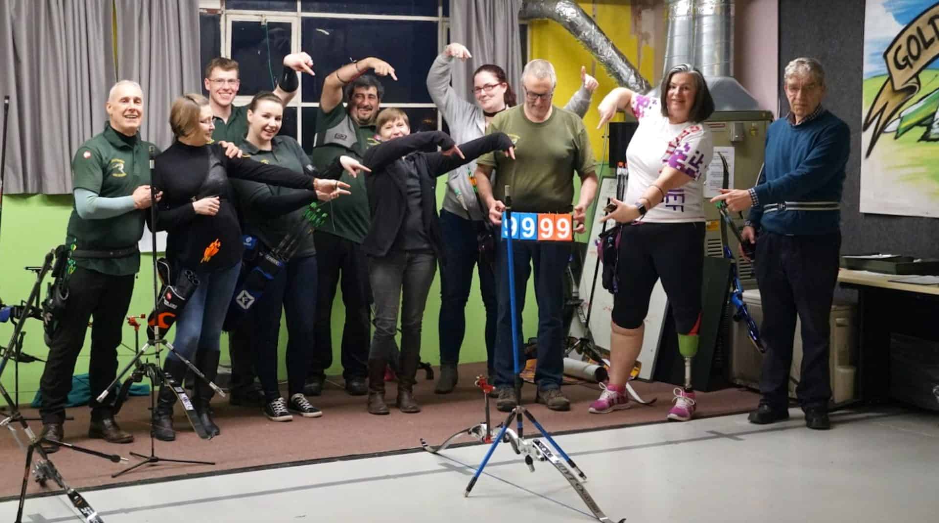 On target for Sport Relief!