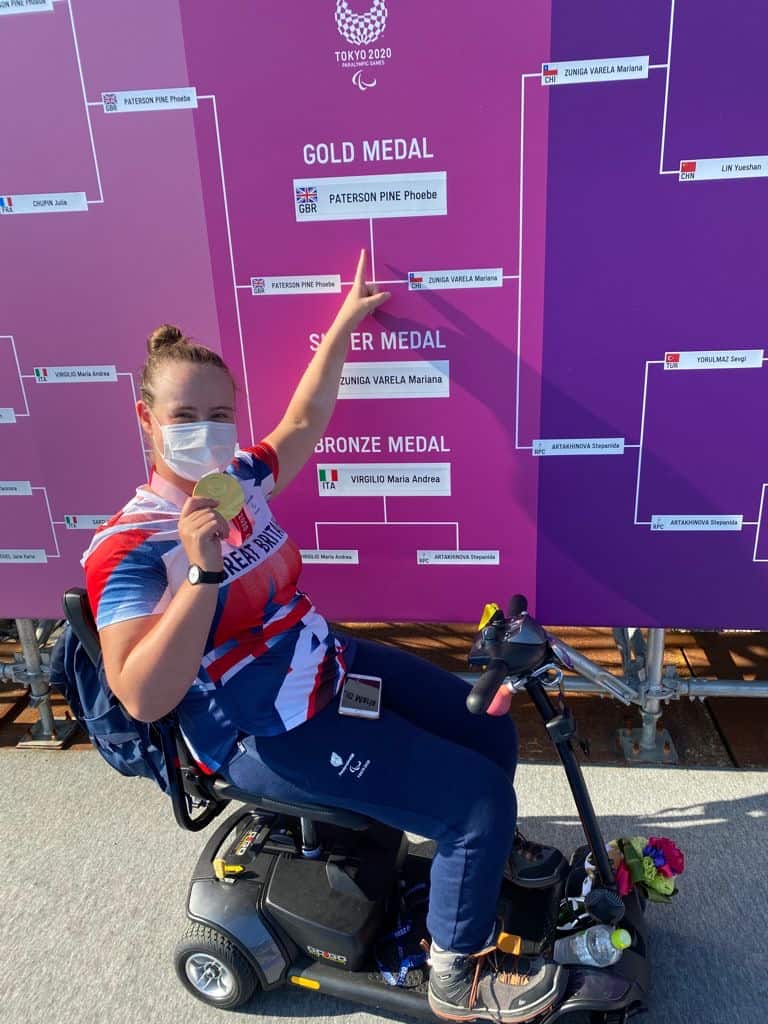 Paralympian Phoebe Paterson Pine awarded MBE for services to archery