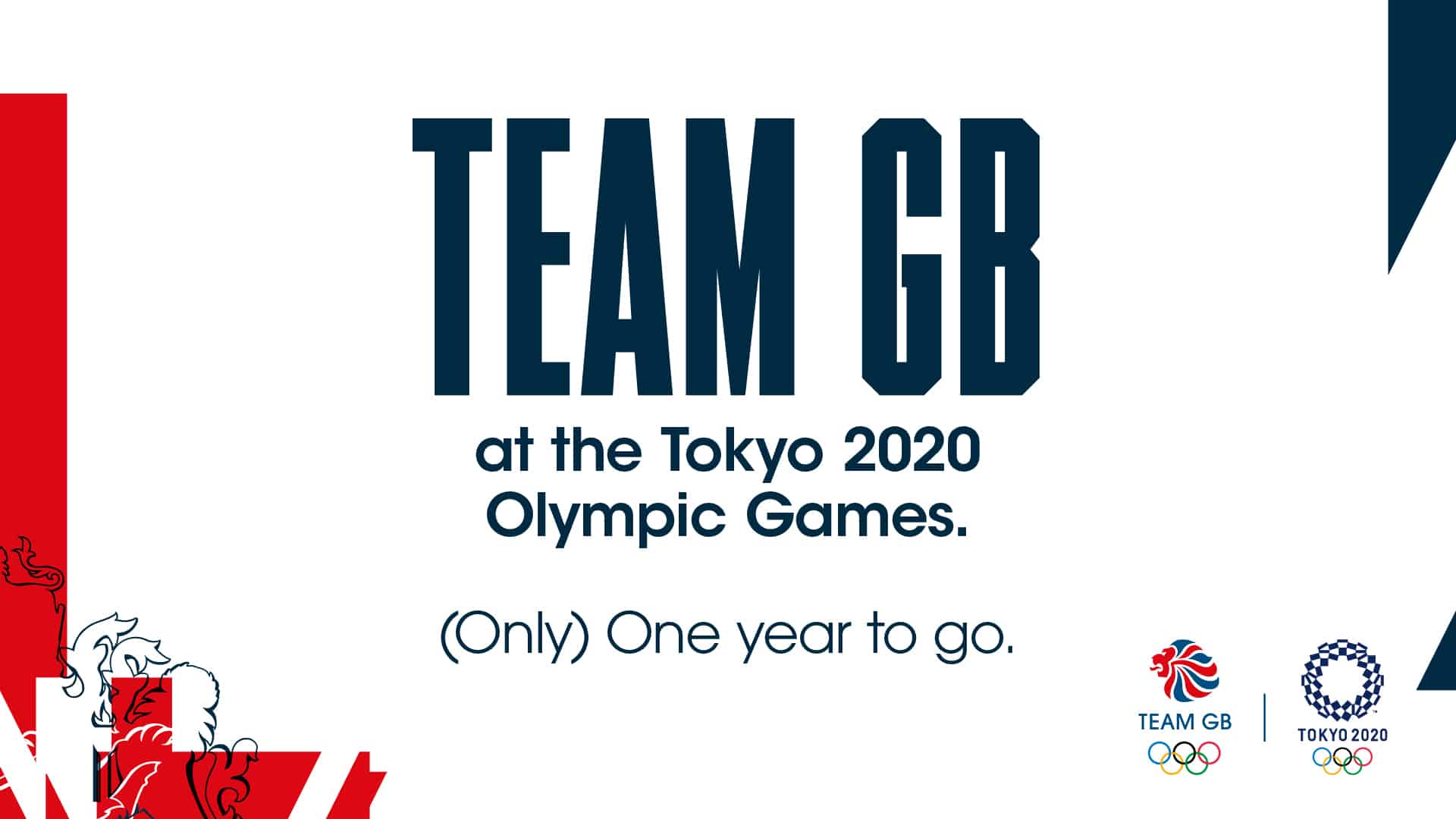 Tokyo 2020 Olympic Games (Only) One year to go!