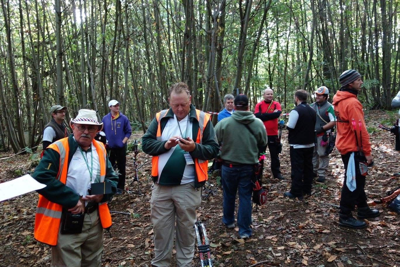 Derrick Lovell at an archery competition