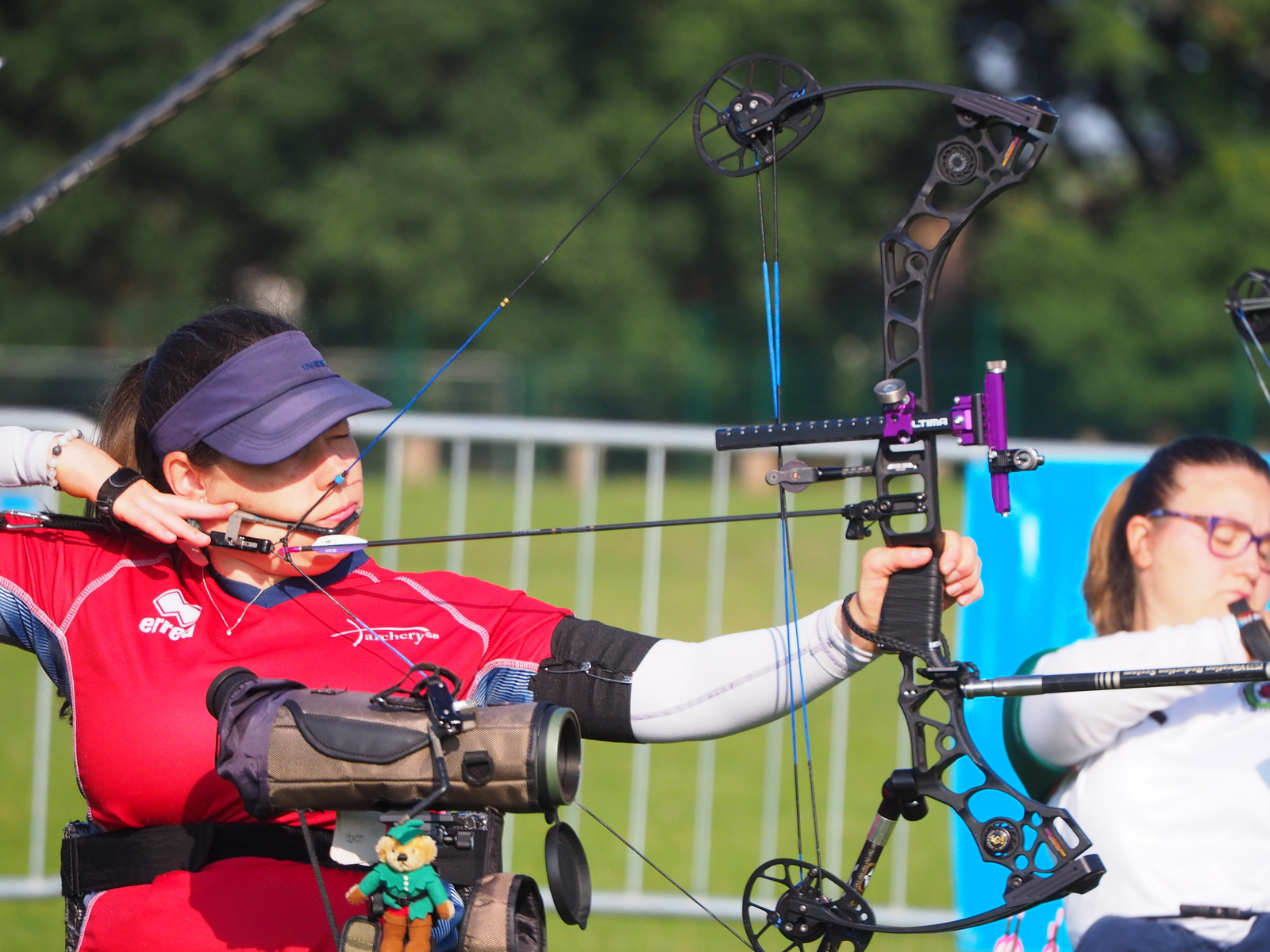 Victoria Kingstone at the European Para Archery Cup