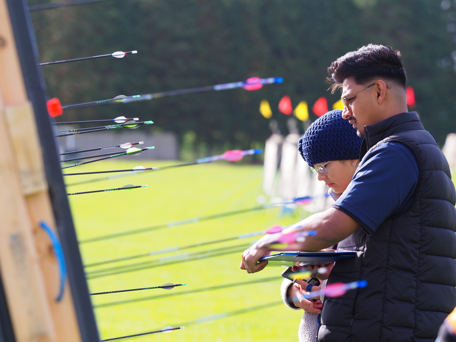 Agents at a competition
