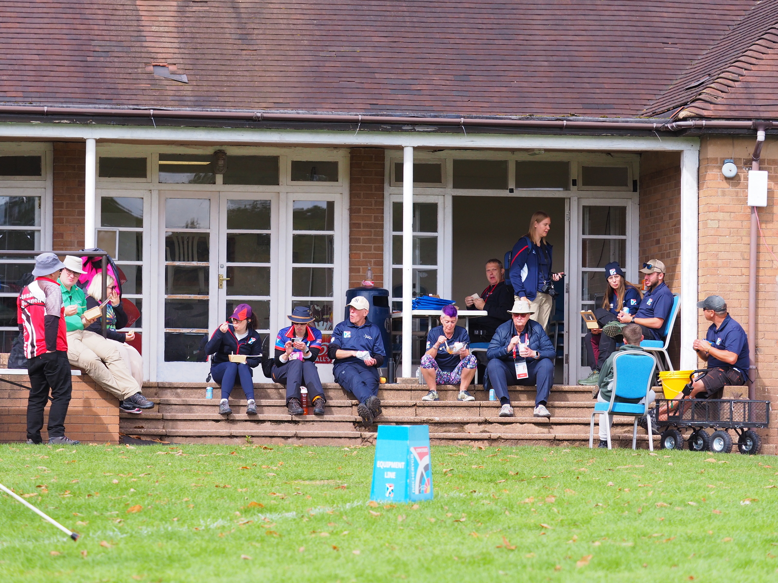 Volunteers at the Disability Championships