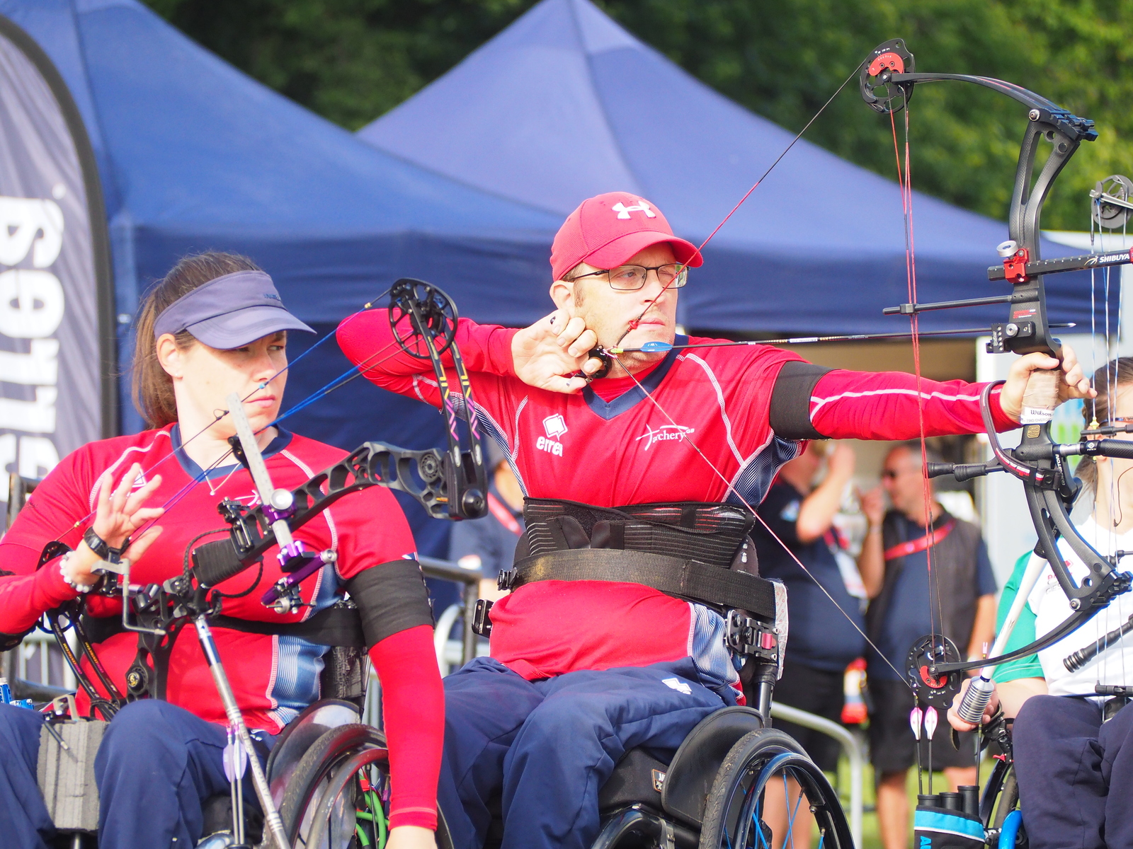 Victoria Kingstone and Martin Saych at the European Para Cup