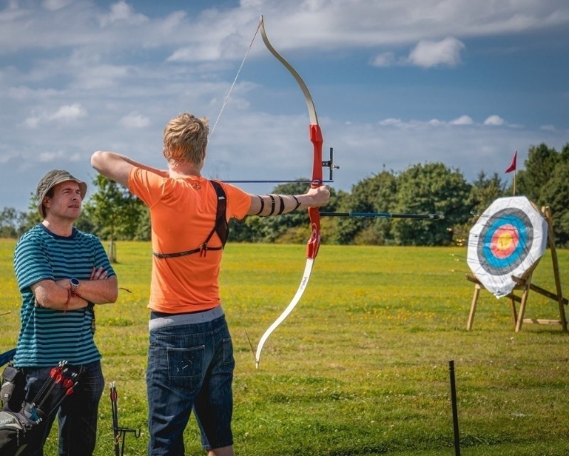 Archers on a course